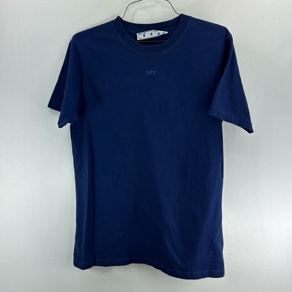 Off-White Other - OFF-WHITE Rubber Arrows T-Shirt- Blue- Size M- Pre-Owned